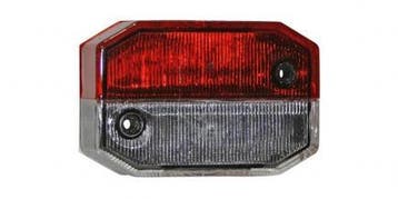 Losse Lampglas - Flexipoint 1 Rood/wit - Zijmarkeringslamp K, Ophalen of Verzenden, Nieuw, Universele onderdelen