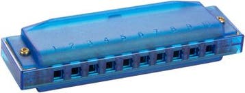 Hohner Translucent Harp C blauw, Verzenden, Nieuw