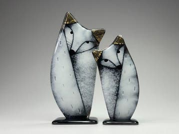 Studio Habrat - Beeldje - Fox (2) - fusie, Antiek en Kunst