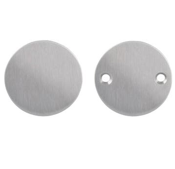 P+E blinde rozetten Ø55x2mm roestvast staal mat geborsteld, Verzenden, Nieuw