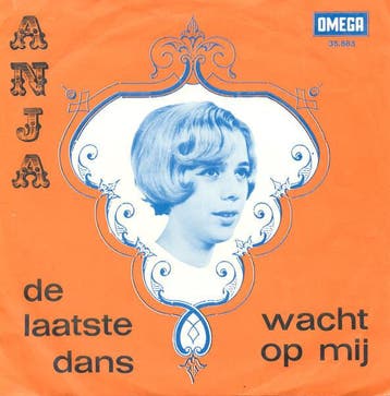 vinyl single 7 inch - Anja - De Laatste Dans / Wacht Op Mij, Verzenden, Zo goed als nieuw, 7 inch, Nederlandstalig