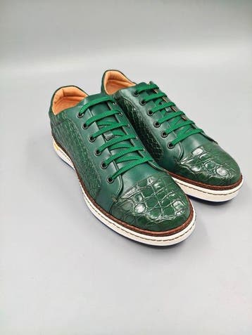 Mauro Volponi-Crocodile - Sneakers - Maat: EU 44 - Nieuw met, Nieuw