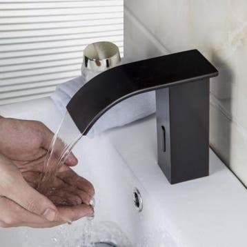 Sensorkraan type Barre design watervalkraan olie brons, Doe-het-zelf en Verbouw, Verzenden, Nieuw
