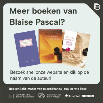 Gedachten / Grote klassieken - Blaise Pascal 9789053526347, Boeken, Verzenden, Gelezen, Blaise Pascal