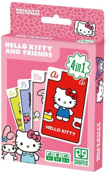 Shuffle - Hello Kitty (4-in-1) - Kaartspel | Shuffle -, Verzenden, Nieuw