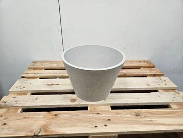 Opzetwastafel waskom 38,5 x 26,5 cm beton, Ophalen of Verzenden, Nieuw, Bad