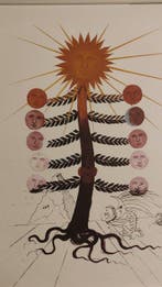 Salvador Dali (1904-1989) - Arbre Visage, Antiek en Kunst