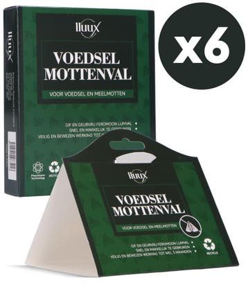 lluux Voedsel Mottenval 6 stuks - Motten bestrijden, Verzenden, Nieuw