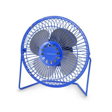 Bureau ventilator op USB - 14cm - Blauw, Ophalen of Verzenden, Nieuw