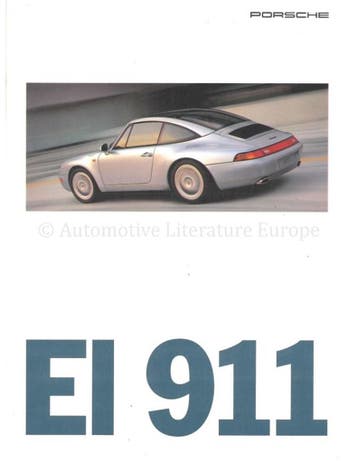 1995 PORSCHE 911 (CARRERA | TARGA | TURBO) BROCHURE SPAANS, Nieuw, Porsche, Author