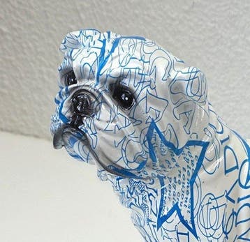 Art House - Figuur - Schitterend beeld***MOPSHOND met