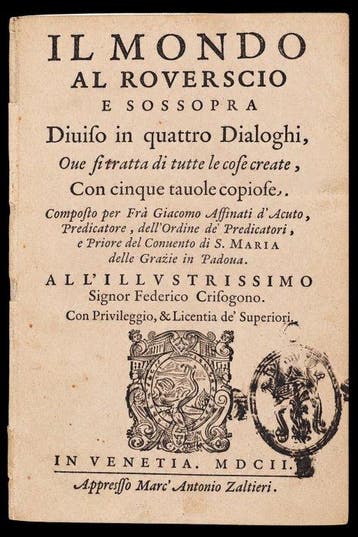 Affinati - Mondo al Roverscio - 1602