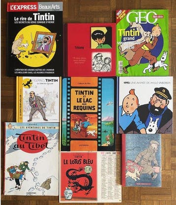 Tintin - Ouvrages relatifs à Tintin et Hergé - 9 Album -, Nieuw