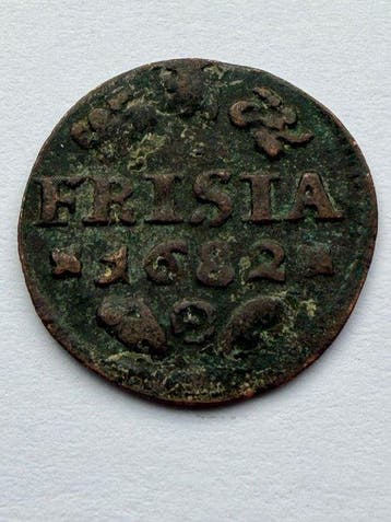 Nederland, Friesland Duit 1682 (Zonder minimumprijs)