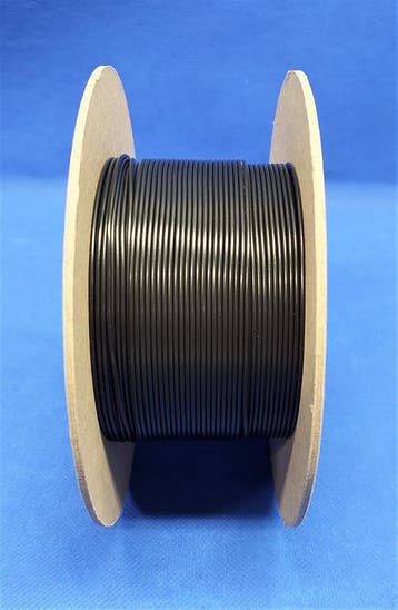 H05V-K montagedraad 0,75mm2 - Zwart - 50m. / 70°C, Verzenden, Nieuw, Kabel of Snoer