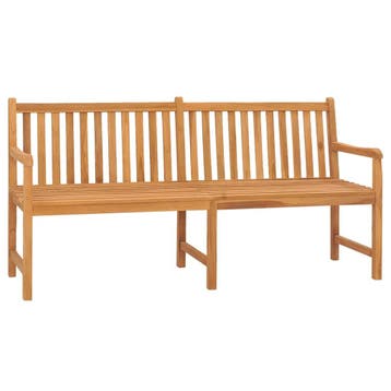 vidaXL Tuinbank 180 cm massief teakhout, Verzenden, Nieuw
