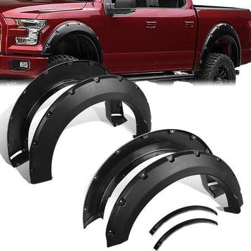 ABS Scherm Verbreders Flat Black Ford F150, Auto-onderdelen, Ophalen of Verzenden, Nieuw, Ford, Spatbord