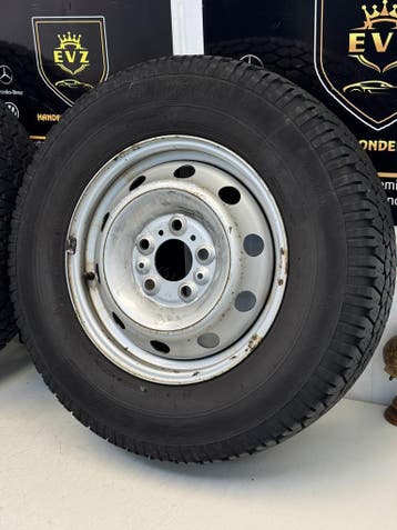 2x velgen All-Seasons banden 225/70R15Peugeot Boxer bj.2019, Auto-onderdelen, Banden en Velgen, Gebruikt, 15 inch, Banden en Velgen