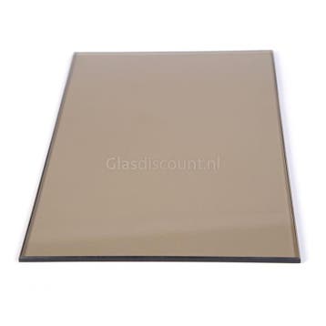 Sample enkel glas gekleurd brons, Doe-het-zelf en Verbouw, Glas en Ramen, Ophalen of Verzenden, Nieuw