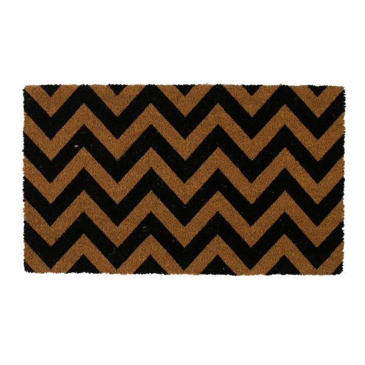 Mars & More kokos deurmat zig zag 75cm, Tuin en Terras, Deurmatten, Verzenden