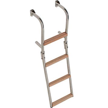 Opvouwbare Zwemtrap Rvs 4 Treden 86x27cm, Watersport en Boten, Ophalen of Verzenden, Nieuw