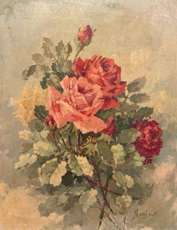 Scuola italiana (XIX-XX) - Rose