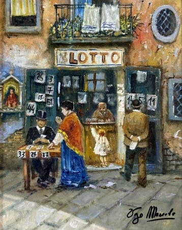 Ugo Mascolo (1948) - Bancolotto, Antiek en Kunst