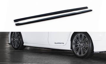 Zijskirts V.2 Audi RS7 C7 FL Maxton Glans Zwart, Ophalen of Verzenden, Nieuw