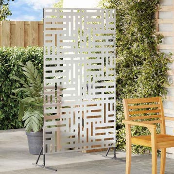 vidaXL Privacyscherm 100 x 50 x 180 cm Gegalvaniseerd staal, Verzenden, Nieuw, IJzer