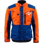Enduro Jas / OTR rit Jas Kenny Titanium Oranje / Blauw, Motoren, Kleding | Motorkleding, Verzenden, Nieuw met kaartje, Jas | textiel