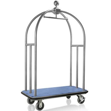 Bagagetrolley | UNITY | RVS | Blauw | Wielen (Geremd) |, Verzenden, Nieuw in verpakking