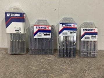 Veiling - Stenroc boor set 4-delig, Nieuw