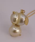 Ketting met hanger - 18 karaat Geel goud, Zachte gouden