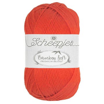 Scheepjes Bamboo Soft - 261 regal orange - Bamboe/Katoen G, Hobby en Vrije tijd, Ophalen of Verzenden, Nieuw