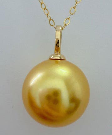 Zonder minimumprijs - Ketting met hanger - 18 karaat Geel