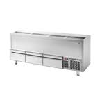 GGM Gastro | Flessenkoeler bovenlader - RVS - 620L - met 3 |, Verzenden, Nieuw in verpakking, Ovens, Magnetrons en Steamers