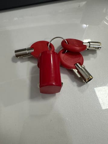 Overland replacement lock met 3 sleutels, Motoren, Accessoires | Koffers en Tassen, Verzenden, Nieuw