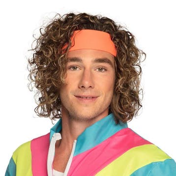 Oranje Fluor Hoofdband | Haarband, Verzenden, Nieuw