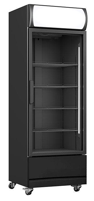 Koelkast Glasdeur Fcu-370 Bl, Verzenden, Nieuw in verpakking, Koelen en Vriezen