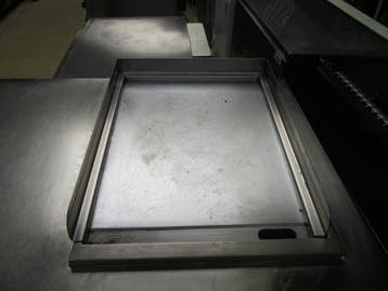 RVS werktafel met ingebouwde spiegelbakplaat 380V, Ophalen of Verzenden, Gebruikt