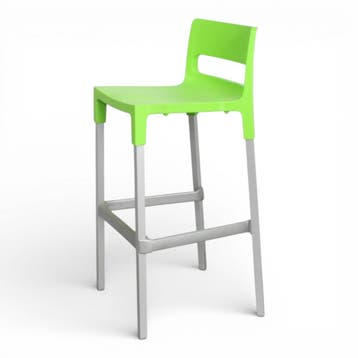 Scab Design Divo 75 barkruk, groen-alu, Huis en Inrichting, Ophalen of Verzenden, Gebruikt, Overige kleuren