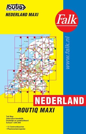 Routiq Nederland Maxi Tab Map / Routiq patent wegenkaarten, Verzenden, Gelezen, Falk