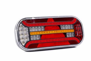 Fristom FT-610 LED Achterlicht Links 6-Functies met Kenteken, Auto-onderdelen, Ophalen of Verzenden, Nieuw