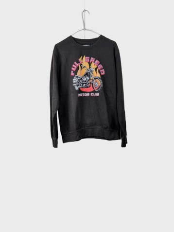 AZUKA Sweatshirts Heren maat L Zwart Vintage, Ophalen of Verzenden, Nieuw