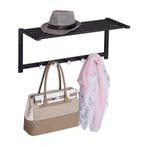 2dekans | muur kapstok hangend - met plank - 5 haken -, Huis en Inrichting, Woonaccessoires | Kapstokken, Ophalen of Verzenden