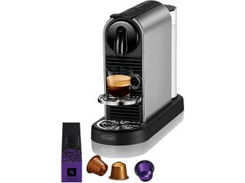 De Longhi -  Nespresso - Citiz Platinum En220.t  - Titanium, Verzenden, Nieuw, 1 kopje, Koffiepads en cups