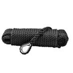 Ankertouw zwart met RVS oog 10 mm 30 meter, Ophalen of Verzenden, Nieuw