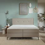 *WOONWINKEL* Luxe Boxspring 180x200 Beige, Verzenden, Nieuw, Beige