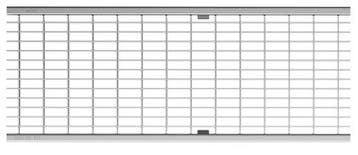 ACO Multiline Sealin V150 Maasrooster Q+ RVS 1000mm B125, Ophalen of Verzenden, Nieuw