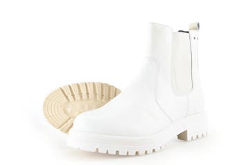 Nelson Chelsea boots in maat 40 Wit, Verzenden, Wit, Overige typen, Zo goed als nieuw
